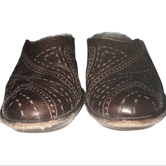 Clark’s Artisan Collection Chocolate Brown Clog/Mule Size:7 - Picture 4 of 13